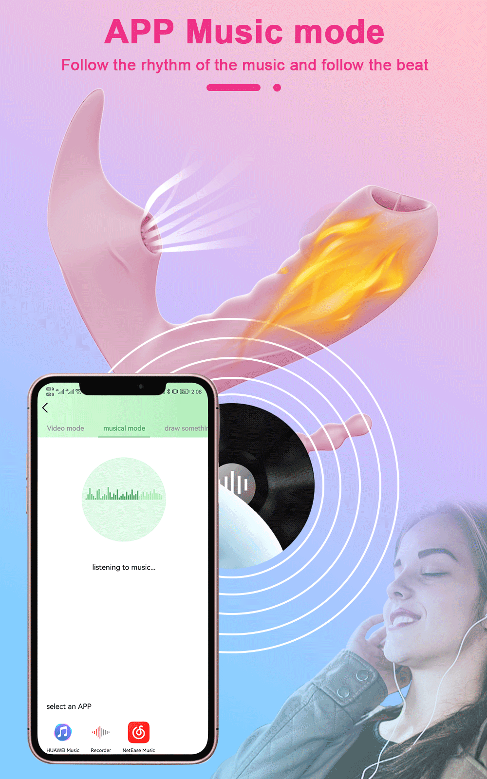 Wireless Remote Control 3 in 1 Bluetooth APP Dildo Vibrator Vagina Sucker Clitoris Stimulator Sex Toys for Women Couple Adult 18