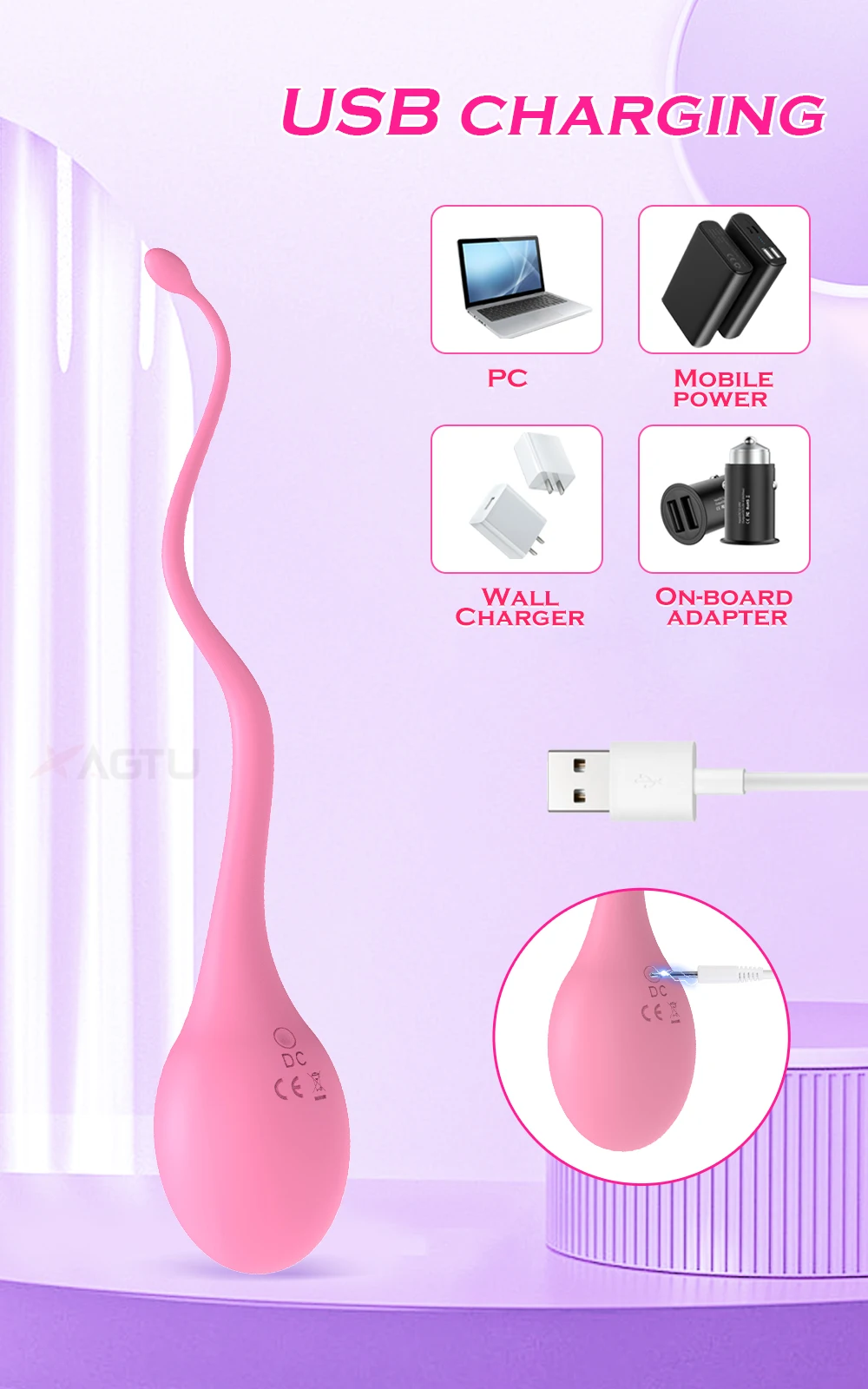 Wireless Remote Control Vibrator for Women G Spot Dildo Clitoris Stimulator Vibrating Love Egg Pollywog Sperm Sex Toys for Adult