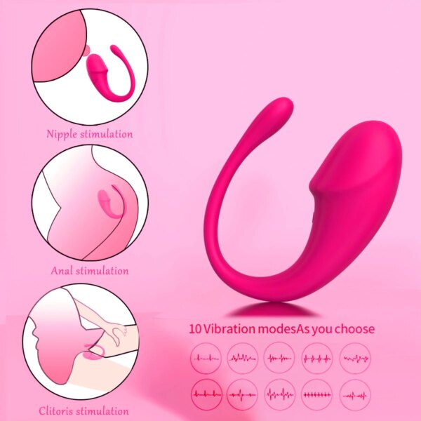Women Wireless Remote Control App Vibrating Egg G-spot Clitoris Vagina Mastubator Panties Fidget Vibrator Sex Toys for Couple