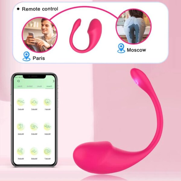 Women Wireless Remote Control App Vibrating Egg G-spot Clitoris Vagina Mastubator Panties Fidget Vibrator Sex Toys for Couple