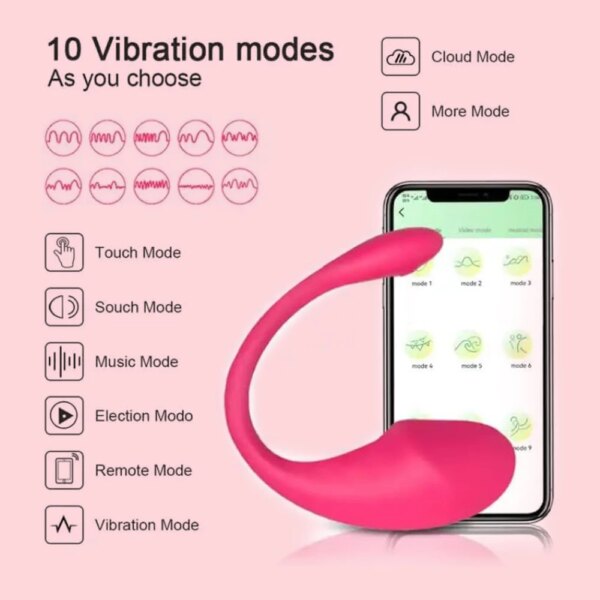 Women Wireless Remote Control App Vibrating Egg G-spot Clitoris Vagina Mastubator Panties Fidget Vibrator Sex Toys for Couple