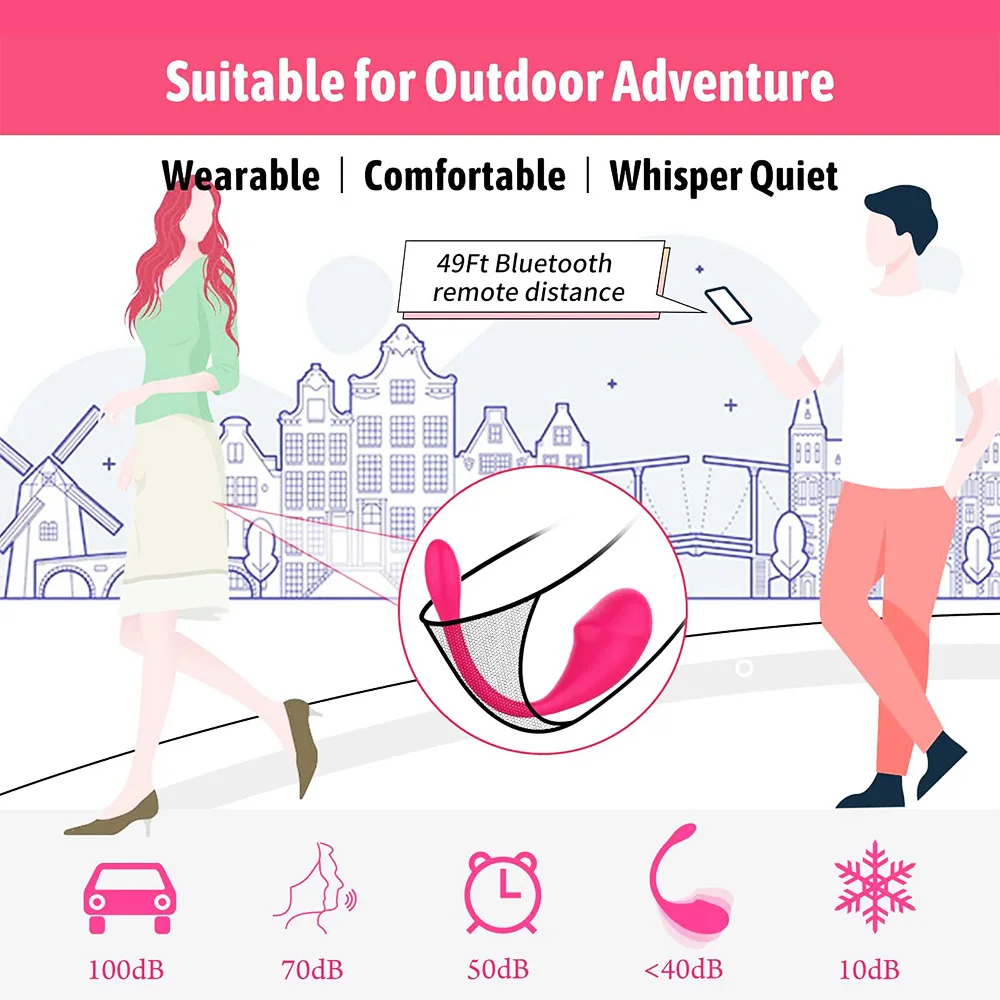Women Wireless Remote Control App Vibrating Egg G-spot Clitoris Vagina Mastubator Panties Fidget Vibrator Sex Toys for Couple