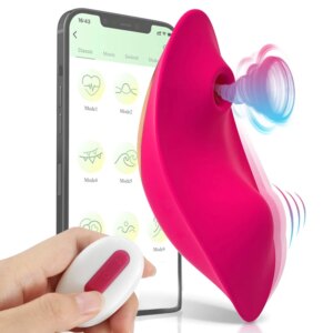 Women's Sex Toys with App Remote Control, Clitoris Oral Sucking Panties Vibrator, Adult Sex Toys for Females