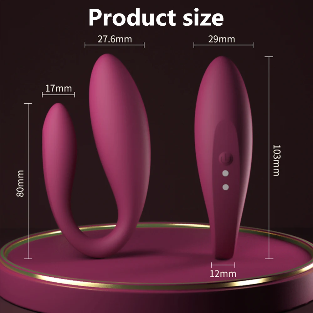 Wireless APP Remote Control G Spot Vibrators Egg Wear Vibrating Panties Double Motor Clitoris Stimulator Sex Toys for Couple