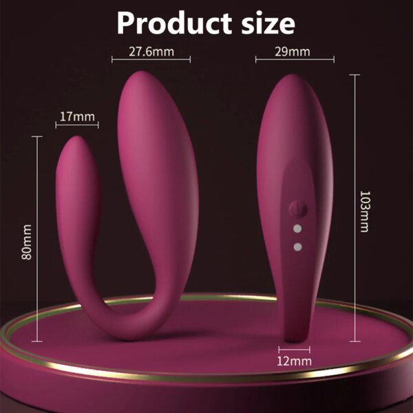 Wireless APP Remote Control G Spot Vibrators Egg Wear Vibrating Panties Double Motor Clitoris Stimulator Sex Toys for Couple