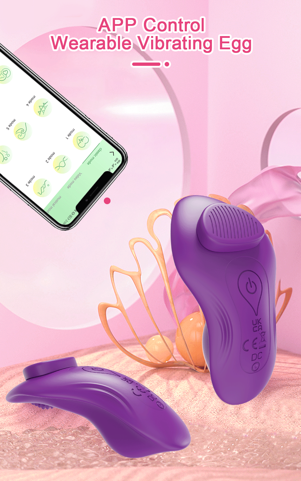 Wearable Bluetooth APP Vibrator for Women Wireless Remote Control Dildo Clitoris Stimulator Female Sex Toys for Women Couples