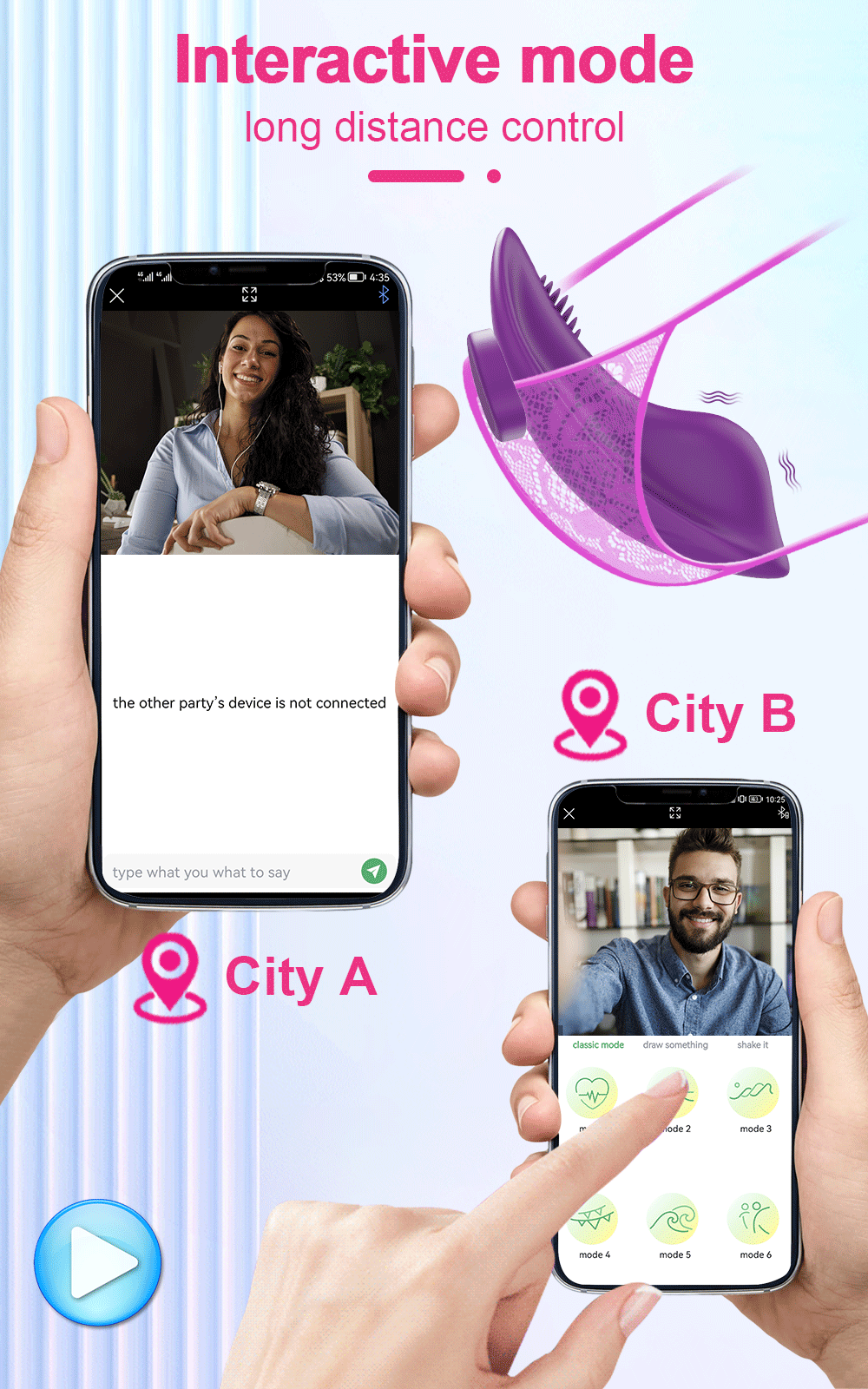 Wearable Bluetooth APP Vibrator for Women Wireless Remote Control Dildo Clitoris Stimulator Female Sex Toys for Women Couples