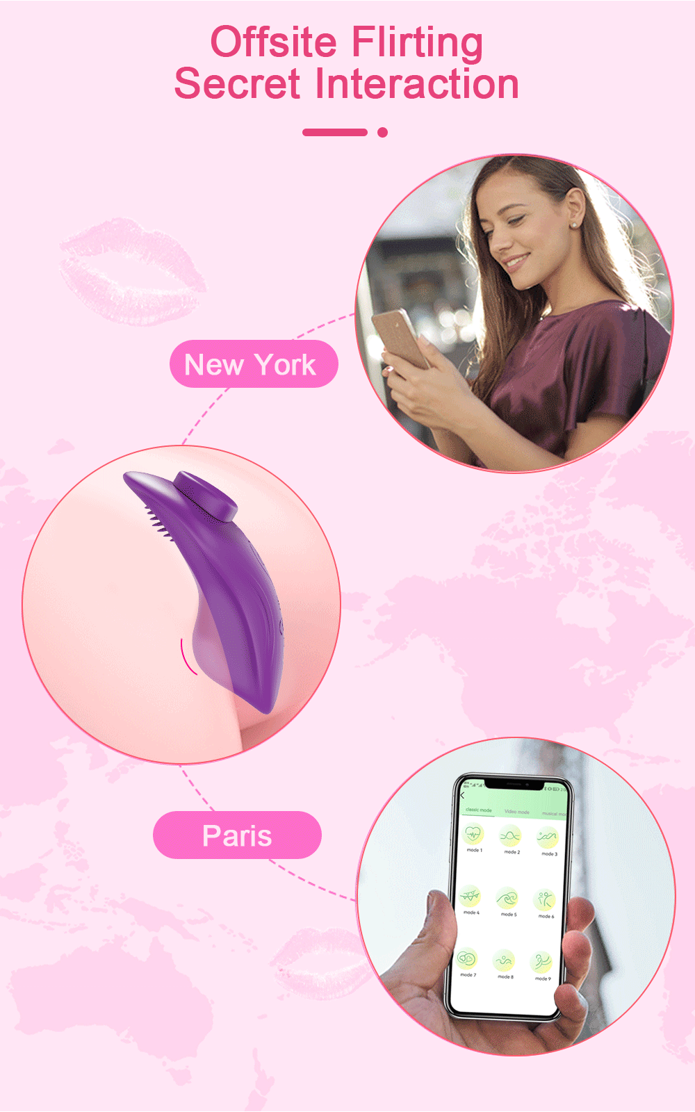 Wearable Bluetooth APP Vibrator for Women Wireless Remote Control Dildo Clitoris Stimulator Female Sex Toys for Women Couples