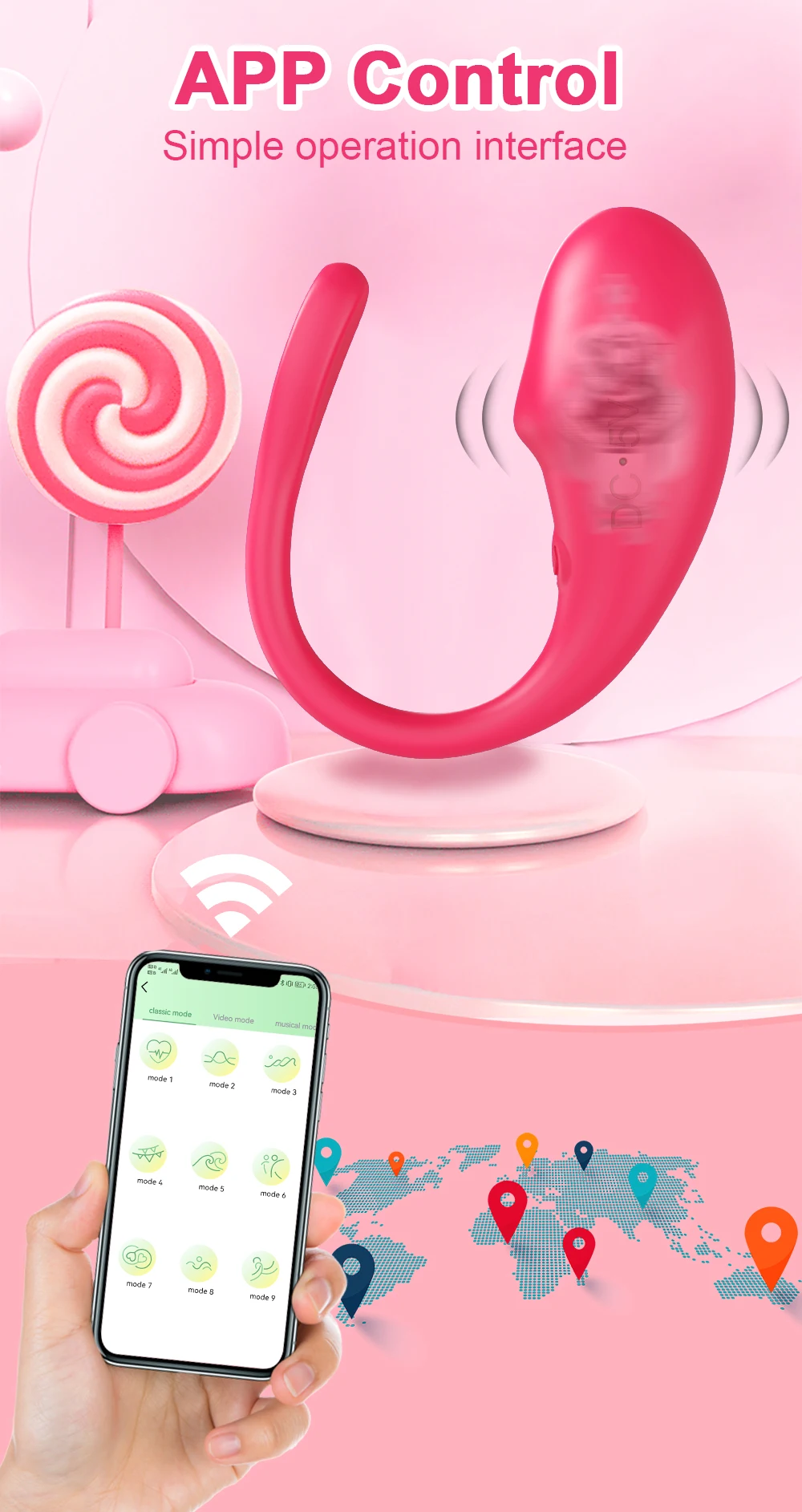 Wireless Control Vibrator APP Remote Control Dildo Panties Wear Vibrating Egg G Spot Clit Stimulator Massager Sex Toys for Women Wireless Control Vibrator APP Remote Control Dildo Panties Wear Vibrating Egg G Spot Clit Stimulator Massager Sex Toys for Women