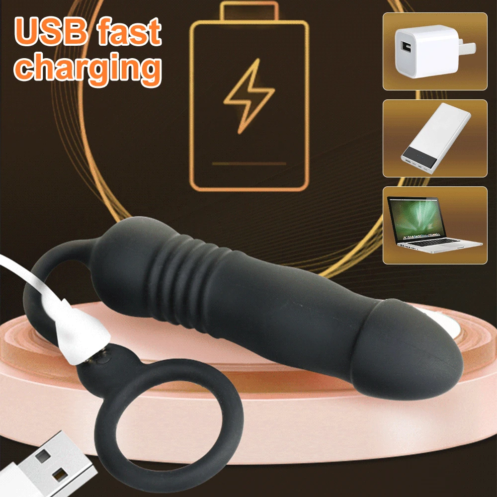 Anal Plug Vibrator Thrusting Dildo 10 Modes Prostate Massager Cock Ring Vibrating Thrusting Modes App Remote Control Adult Toy Anal Plug Vibrator Thrusting Dildo 10 Modes Prostate Massager Cock Ring Vibrating Thrusting Modes App Remote Control Adult Toy