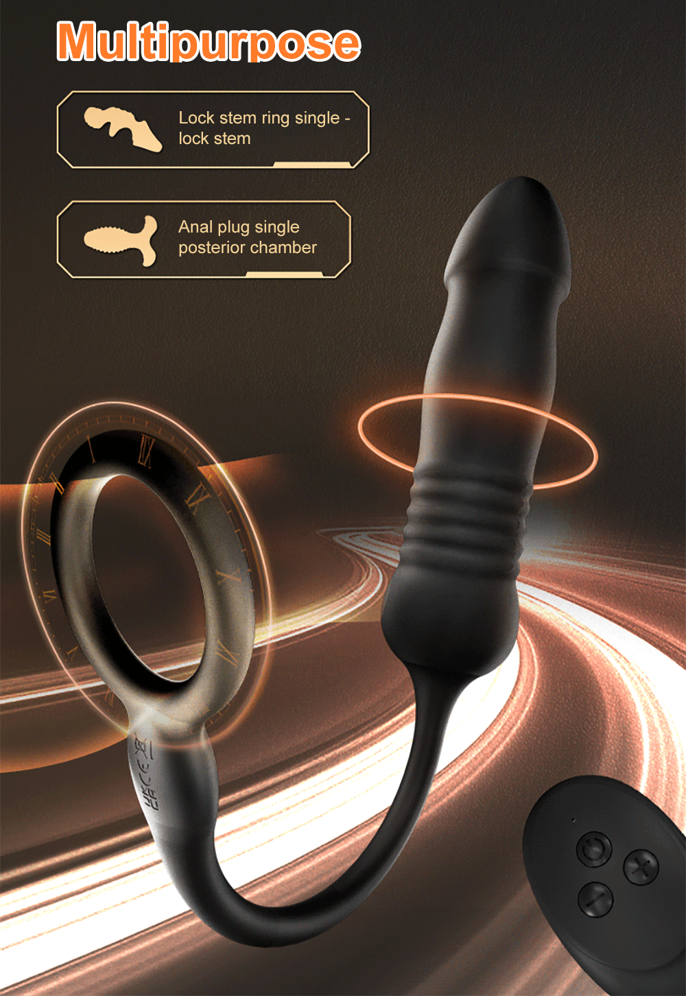 Anal Plug Vibrator Thrusting Dildo 10 Modes Prostate Massager Cock Ring Vibrating Thrusting Modes App Remote Control Adult Toy Anal Plug Vibrator Thrusting Dildo 10 Modes Prostate Massager Cock Ring Vibrating Thrusting Modes App Remote Control Adult Toy