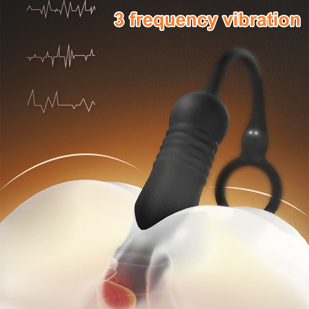 Anal Plug Vibrator Thrusting Dildo 10 Modes Prostate Massager Cock Ring Vibrating Thrusting Modes App Remote Control Adult Toy Anal Plug Vibrator Thrusting Dildo 10 Modes Prostate Massager Cock Ring Vibrating Thrusting Modes App Remote Control Adult Toy