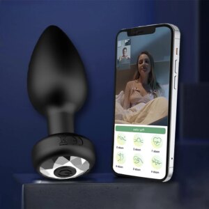 APP Anal Plug Bluetooth Butt Vibrator for Women Man Long distance Wireless Remote Controlled Ass Buttplug Female Male Sex Toy