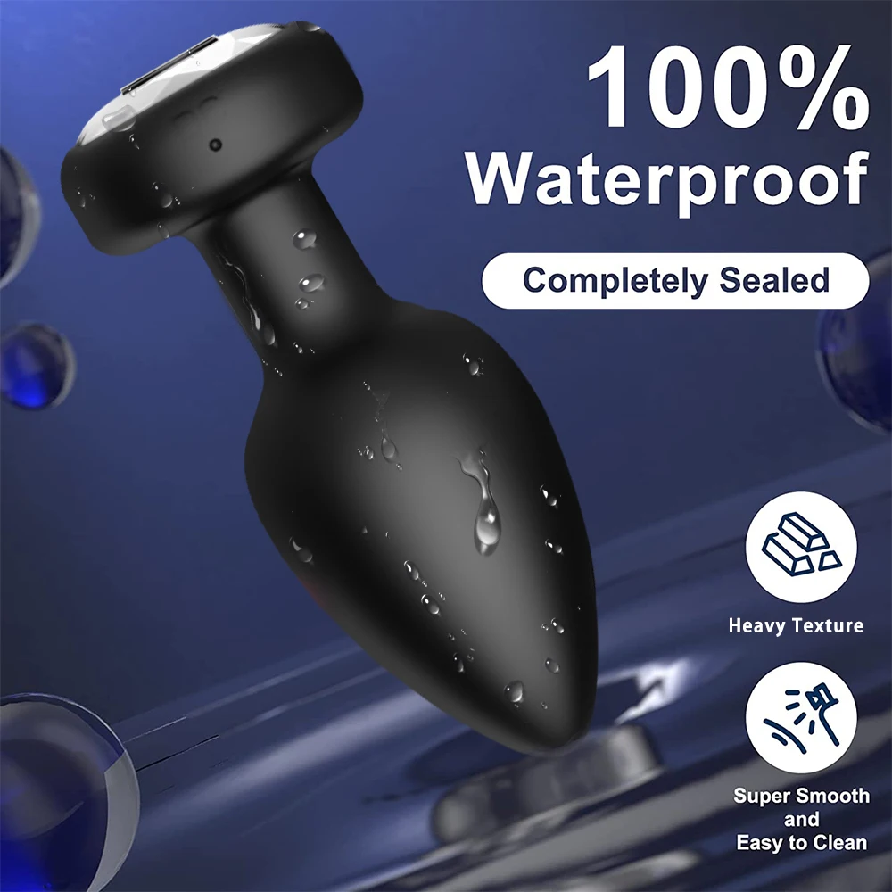 APP Anal Plug Bluetooth Butt Vibrator for Women Man Long distance Wireless Remote Controlled Ass Buttplug Female Male Sex Toy