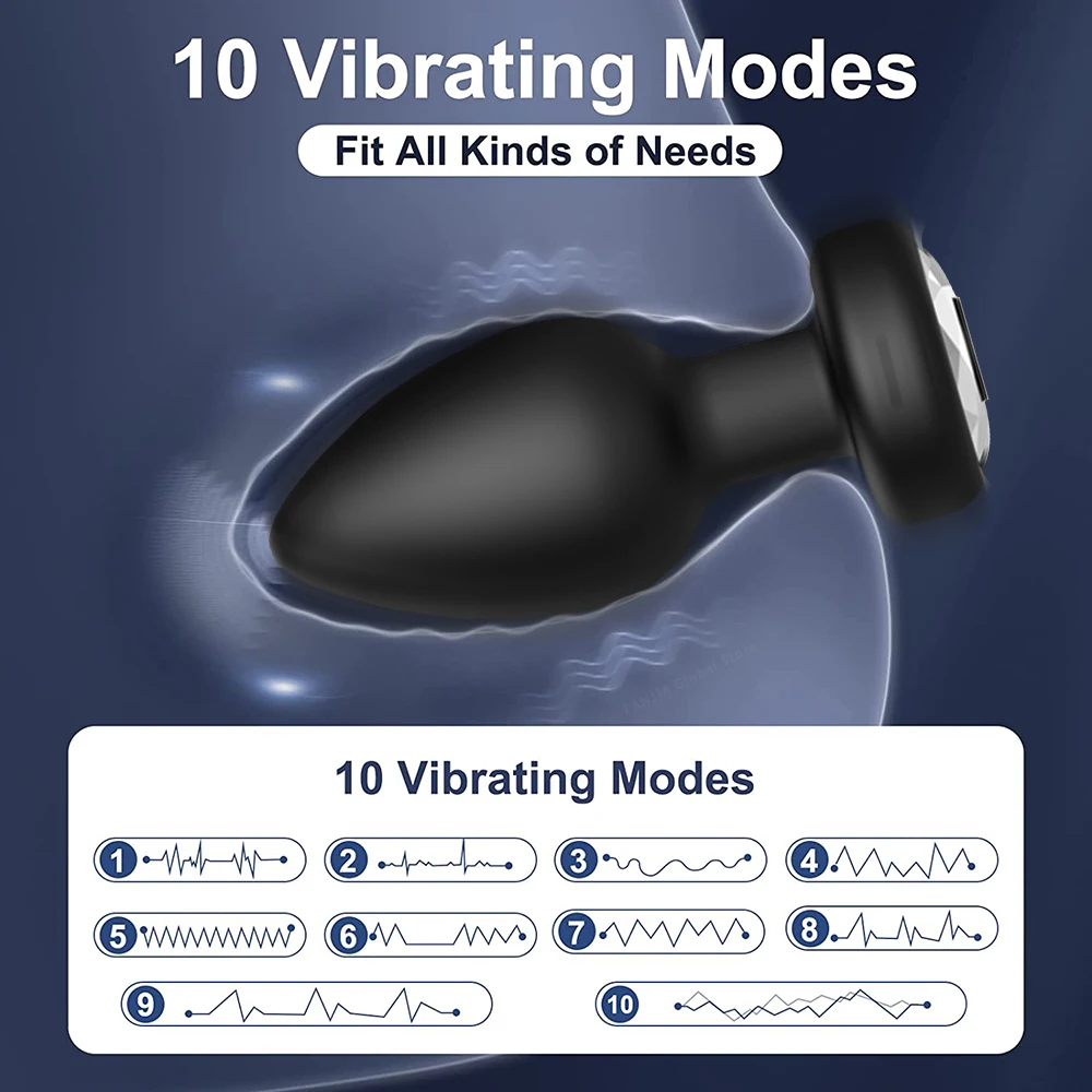 APP Anal Plug Bluetooth Butt Vibrator for Women Man Long distance Wireless Remote Controlled Ass Buttplug Female Male Sex Toy