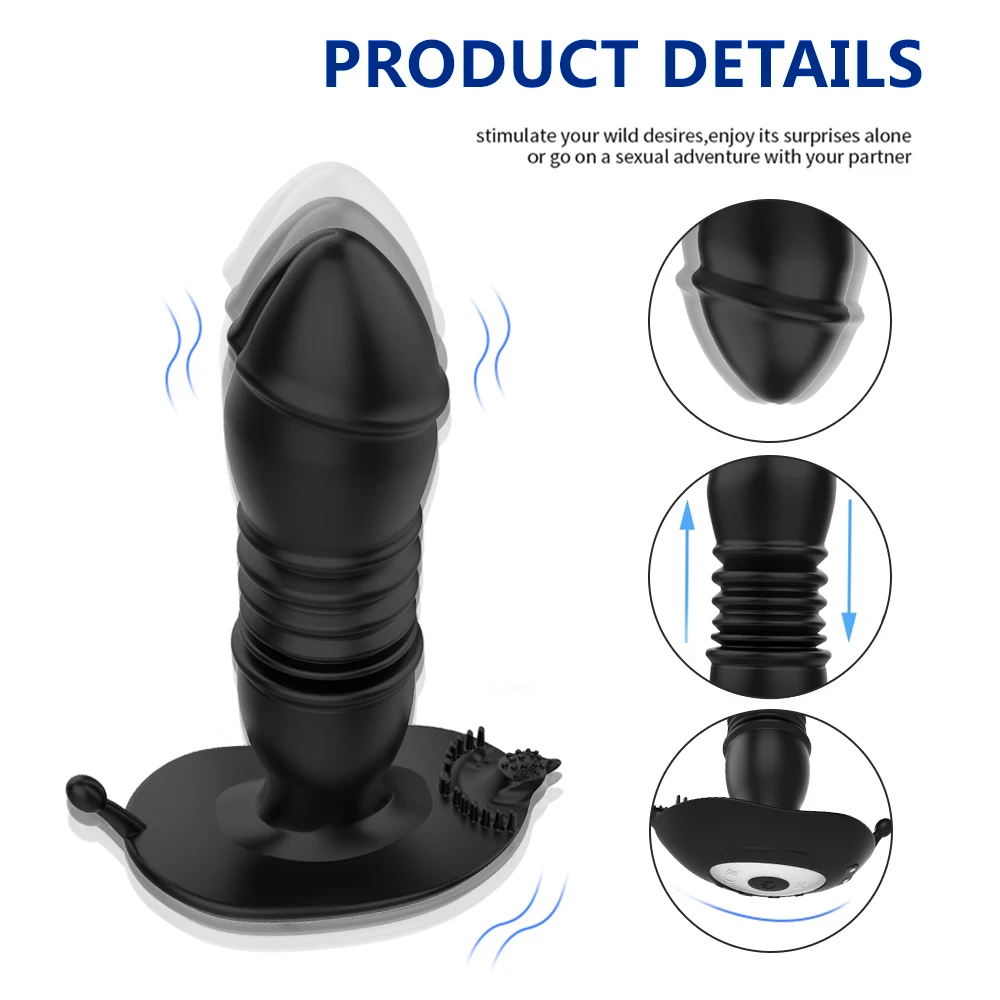 Bluetooth Telescopic Prostate Massage Sex Toys For Men Anal Butt Plug Dildo Vibrators For Women APP Remote Control Vibrator Gay Bluetooth Telescopic Prostate Massage Sex Toys For Men Anal Butt Plug Dildo Vibrators For Women APP Remote Control Vibrator Gay
