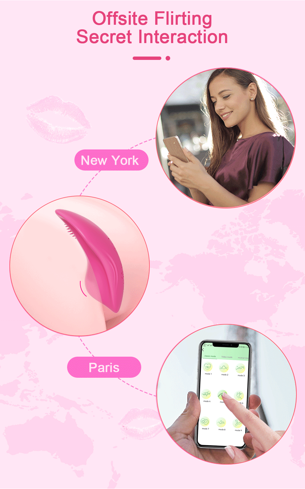 Wearable Bluetooth APP Vibrator for Women Wireless Remote Control Vibrating Egg Clitoris Stimulator Female Sex Toys for Couples