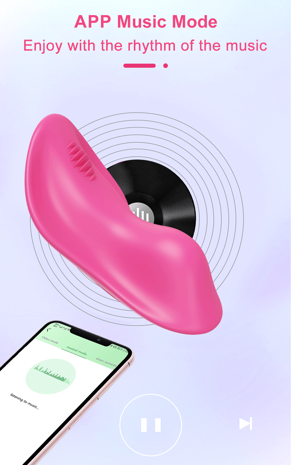 Wearable Bluetooth APP Vibrator for Women Wireless Remote Control Vibrating Egg Clitoris Stimulator Female Sex Toys for Couples