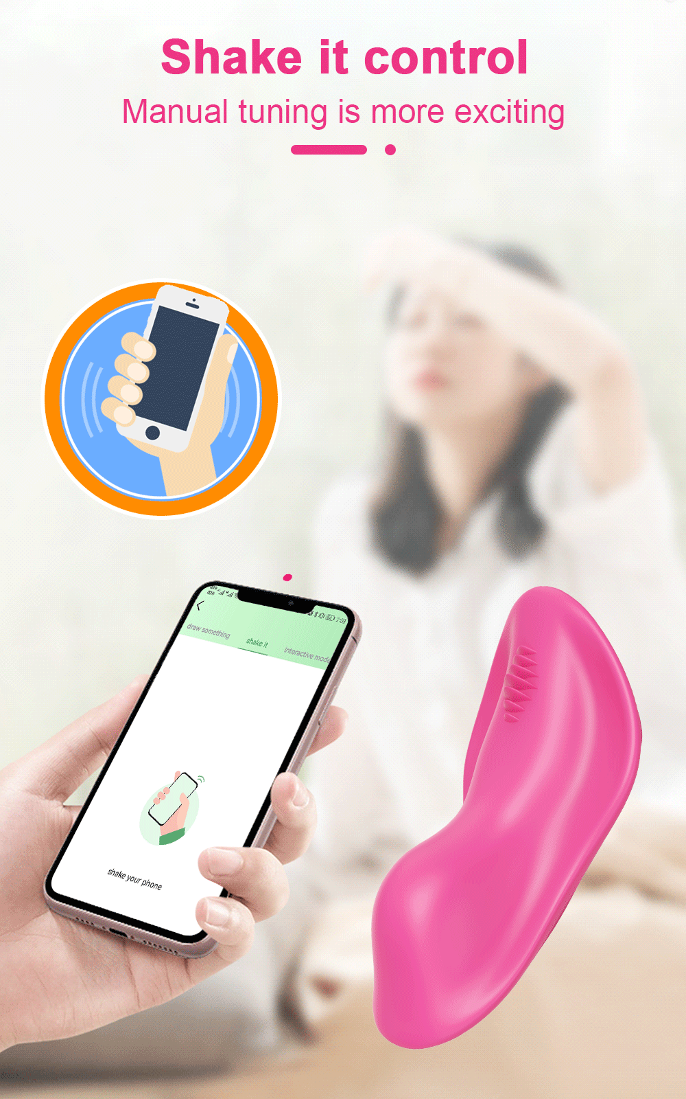 Wearable Bluetooth APP Vibrator for Women Wireless Remote Control Vibrating Egg Clitoris Stimulator Female Sex Toys for Couples