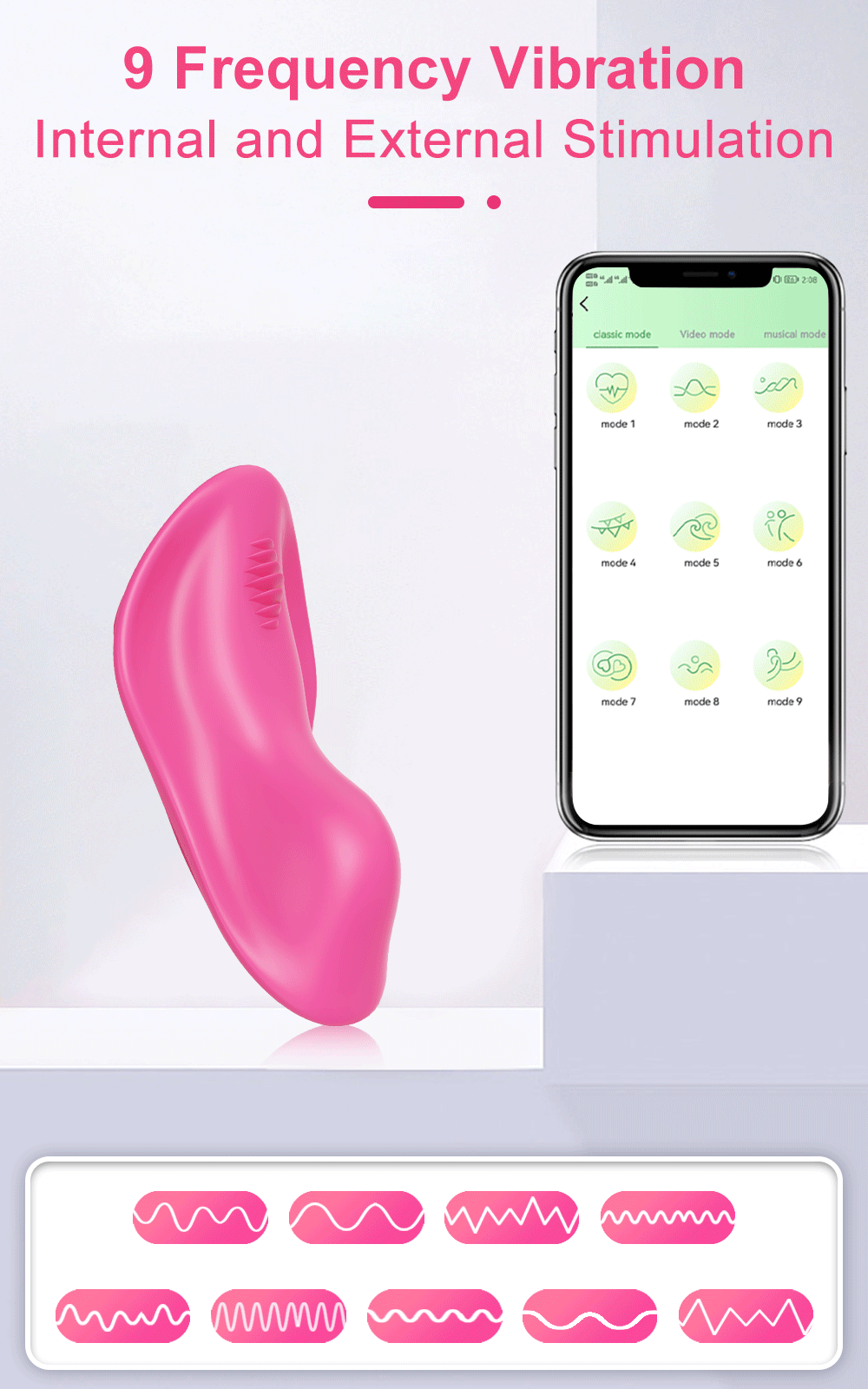 Wearable Bluetooth APP Vibrator for Women Wireless Remote Control Vibrating Egg Clitoris Stimulator Female Sex Toys for Couples