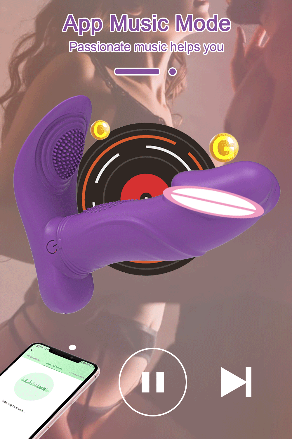 Bluetooth APP Dildo Vibrator Female Wireless Remote Control Clitoris Stimulator Finger Wiggling Sex Toys for Women Couples Adult