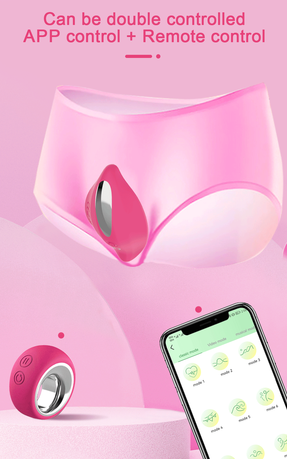 Bluetooth APP Vibrator Female Wireless Remote Control Wearable Vibrating Egg Clitoris Stimulator Sex Toys for Women Couples Bluetooth APP Vibrator Female Wireless Remote Control Wearable Vibrating Egg Clitoris Stimulator Sex Toys for Women Couples