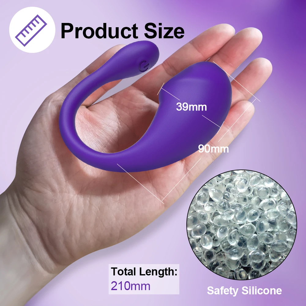 Bluetooth APP Wearable Mini Vibrator Female Clitoral Stimulator Remote Control Panties Vibrating Adult Sex Toy for Women Couples Bluetooth APP Wearable Mini Vibrator Female Clitoral Stimulator Remote Control Panties Vibrating Adult Sex Toy for Women Couples