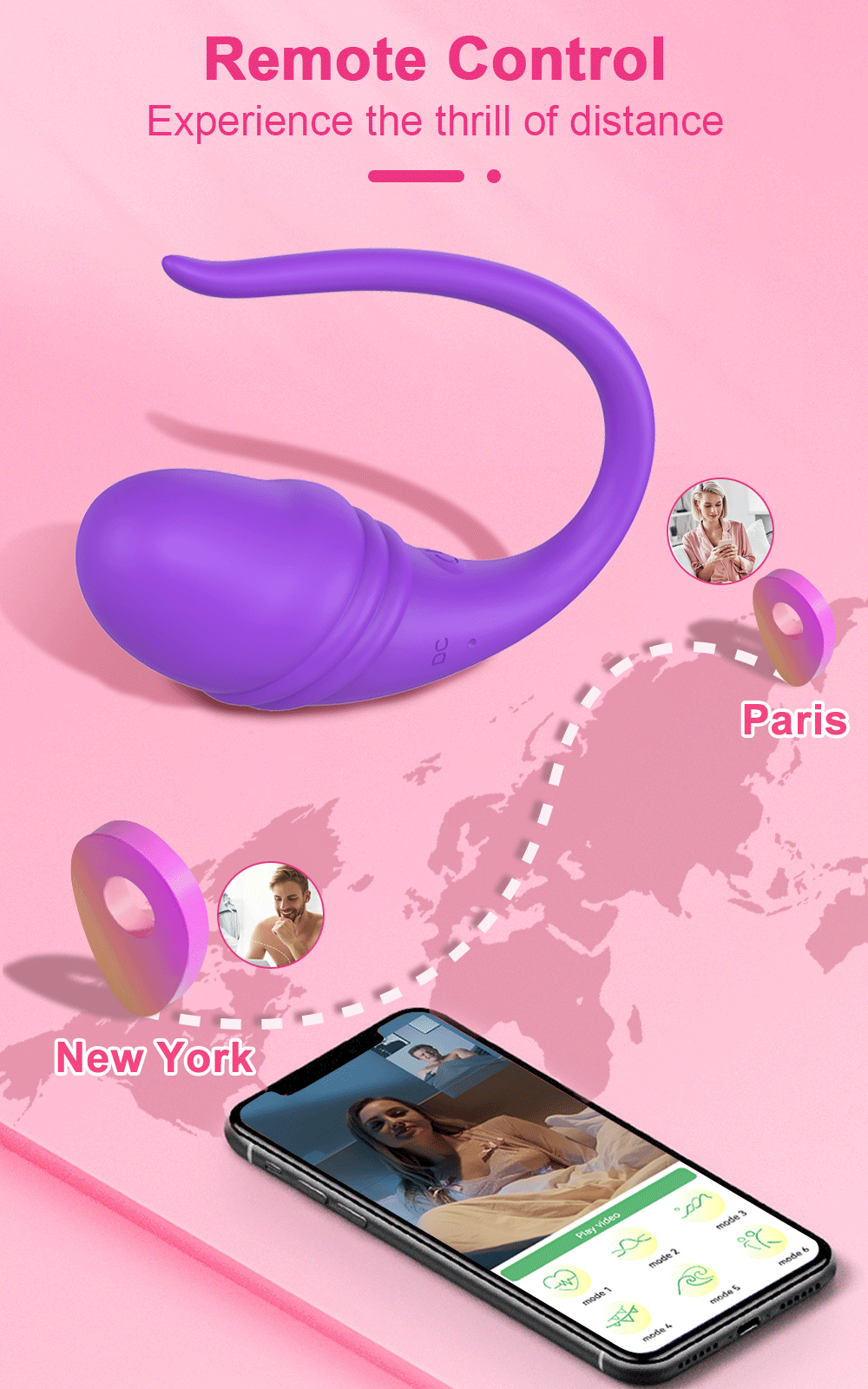 Bluetooth APP Wearable Mini Vibrator Female Clitoral Stimulator Remote Control Panties Vibrating Adult Sex Toy for Women Couples Bluetooth APP Wearable Mini Vibrator Female Clitoral Stimulator Remote Control Panties Vibrating Adult Sex Toy for Women Couples