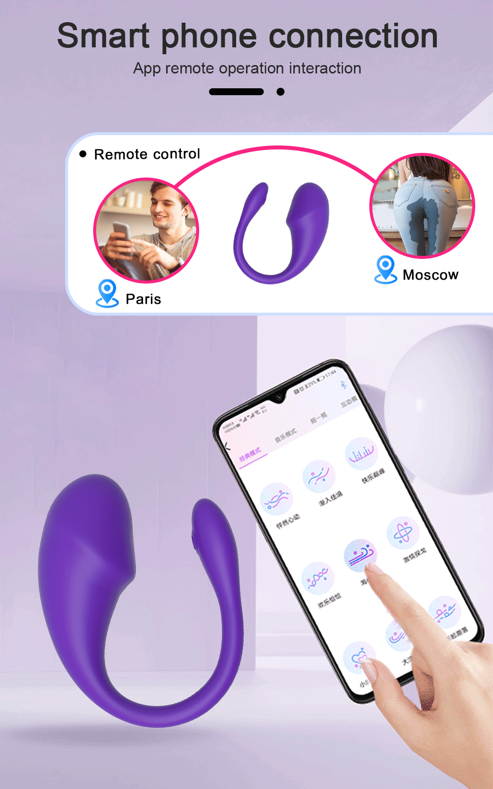 Bluetooth APP Wearable Mini Vibrator Female Clitoral Stimulator Remote Control Panties Vibrating Adult Sex Toy for Women Couples Bluetooth APP Wearable Mini Vibrator Female Clitoral Stimulator Remote Control Panties Vibrating Adult Sex Toy for Women Couples