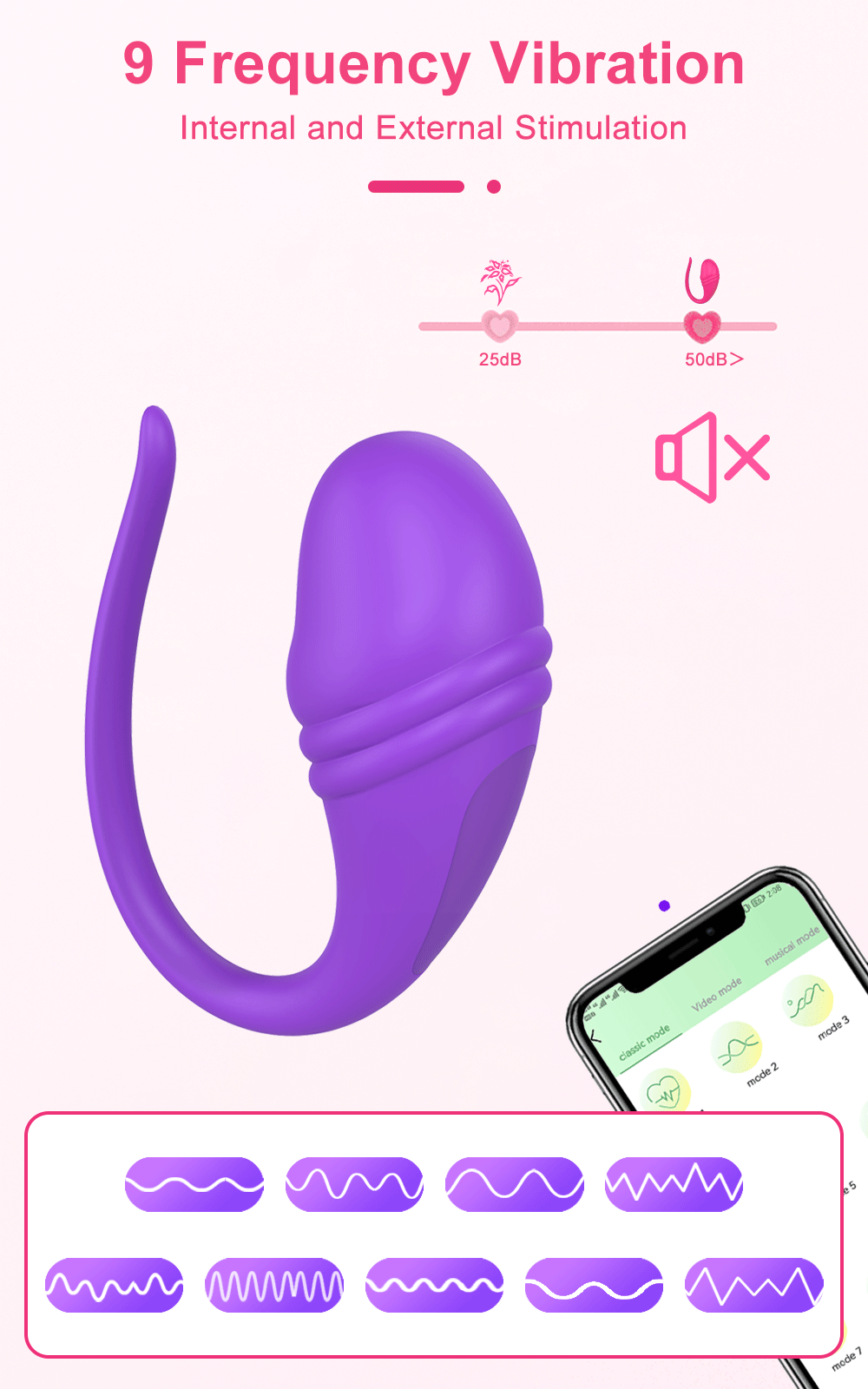 Bluetooth APP Wearable Mini Vibrator Female Clitoral Stimulator Remote Control Panties Vibrating Adult Sex Toy for Women Couples Bluetooth APP Wearable Mini Vibrator Female Clitoral Stimulator Remote Control Panties Vibrating Adult Sex Toy for Women Couples