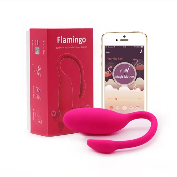 Smart APP Bluetooth Vibrator Kegel Master Ball Remote Control Flamingo Clitoris G-spot Stimulator Vagina Massager