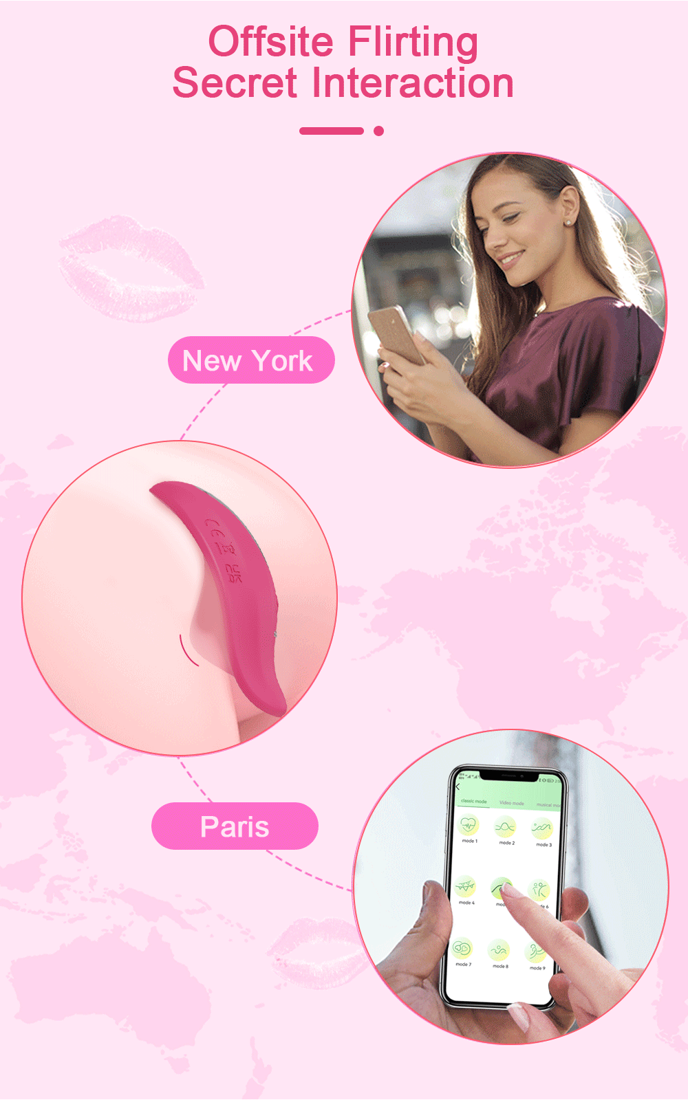 Bluetooth APP Vibrator Female Wireless Remote Control Wearable Vibrating Egg Clitoris Stimulator Sex Toys for Women Couples Bluetooth APP Vibrator Female Wireless Remote Control Wearable Vibrating Egg Clitoris Stimulator Sex Toys for Women Couples