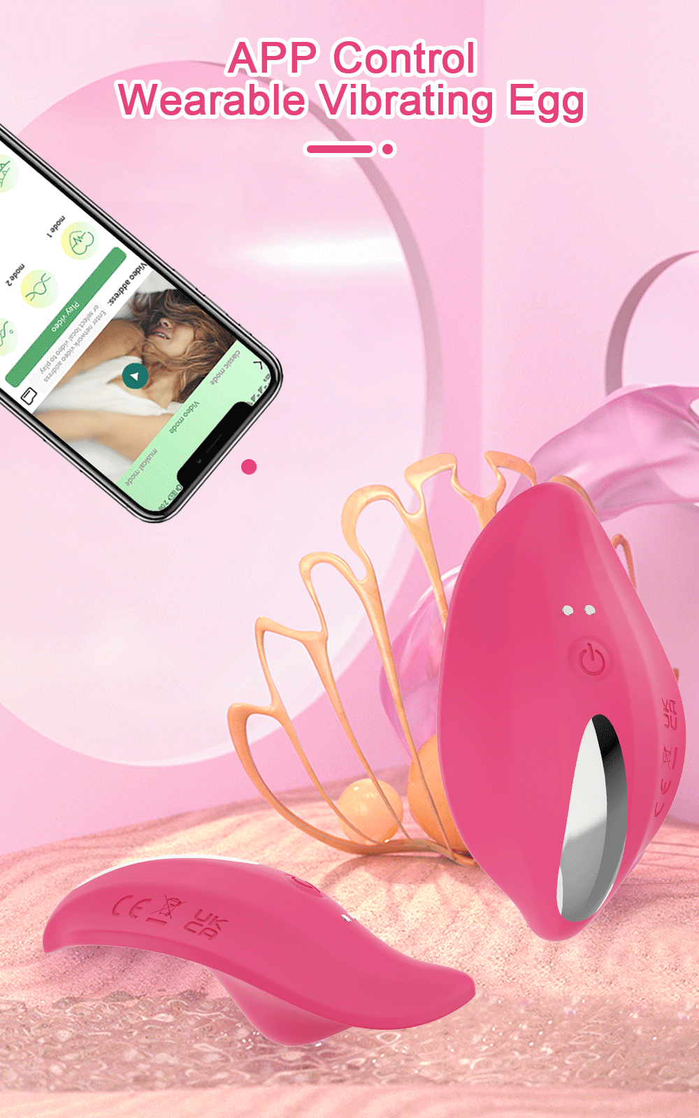 Bluetooth APP Vibrator Female Wireless Remote Control Wearable Vibrating Egg Clitoris Stimulator Sex Toys for Women Couples Bluetooth APP Vibrator Female Wireless Remote Control Wearable Vibrating Egg Clitoris Stimulator Sex Toys for Women Couples