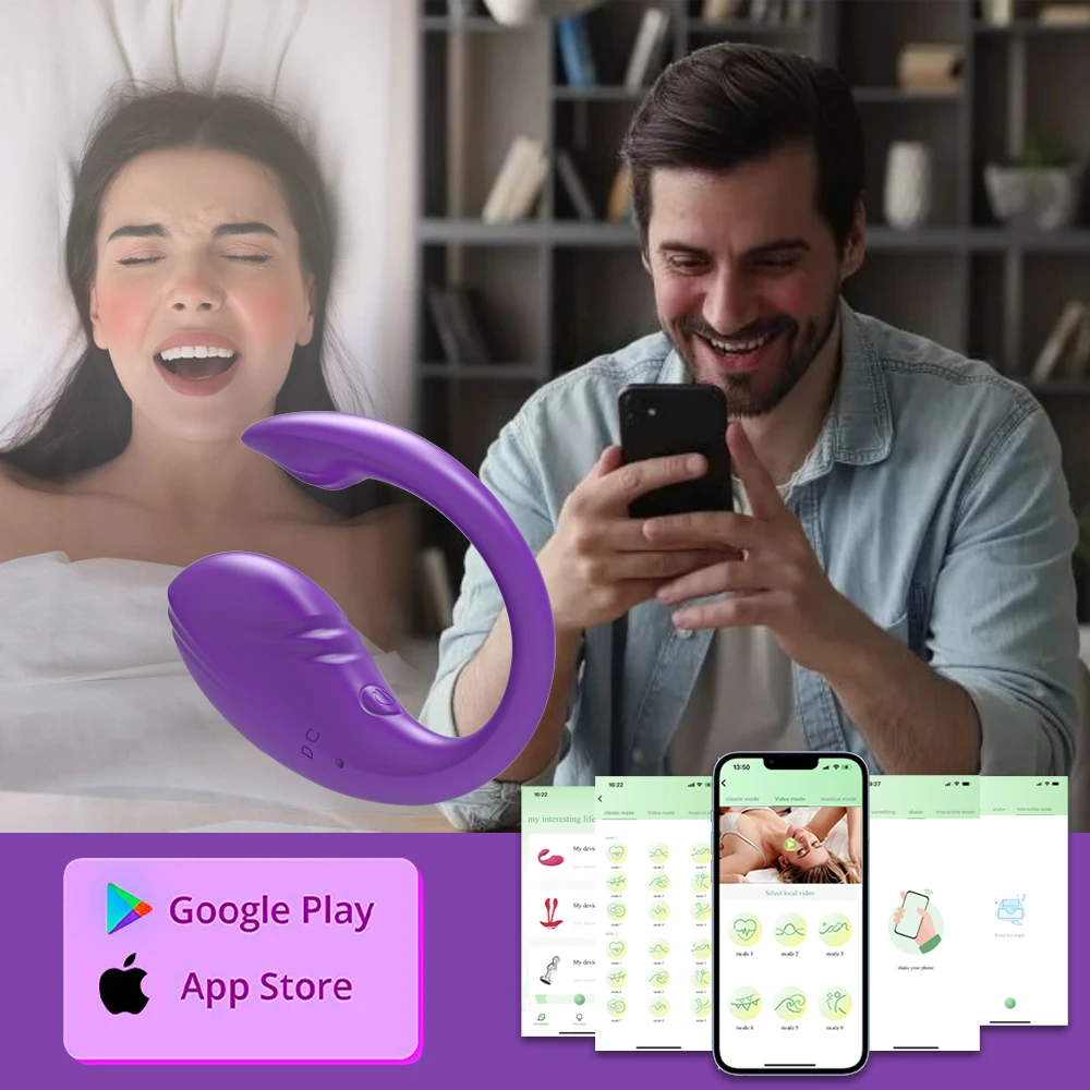 Wireless Bluetooth Vibrator Dildo G Spot Massager For Women APP Remote Control  Vibrating Egg Female Panties Sex Toys For Adults