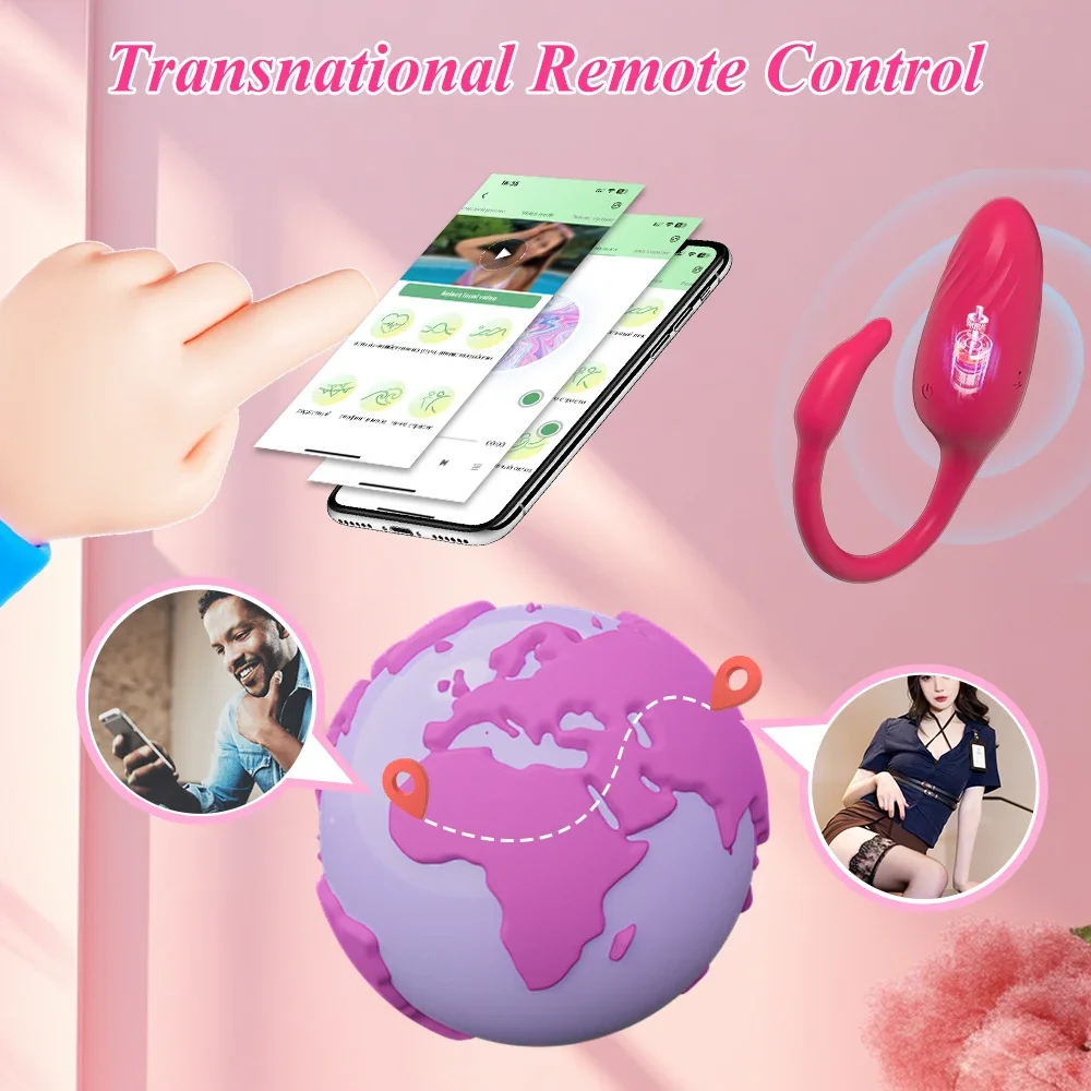 Remote Control APP Dildo Vibrator Female Wireless Bluetooth Wear Panties Egg Vibrating G Spot Clit Stimulator Massager Sex Adult Remote Control APP Dildo Vibrator Female Wireless Bluetooth Wear Panties Egg Vibrating G Spot Clit Stimulator Massager Sex Adult