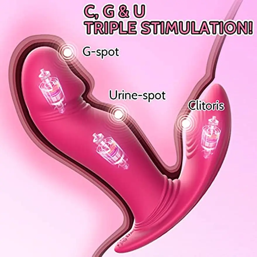 Vibrator for Women APP Vibrating Wiggling Wearable Clitoral G Spot Remote Control Perfect Fit Butterfly Panty Sex Toys for Women