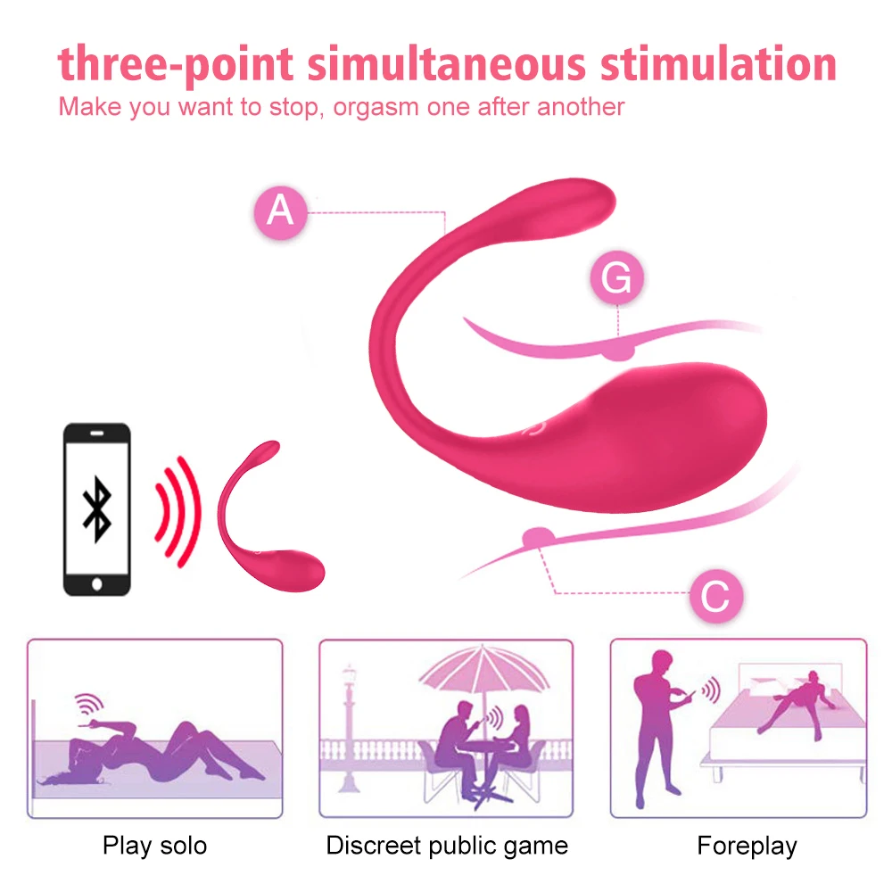 Wireless Bluetooth APP Vibrator Female Remote Control Egg Clitoris Stimulator G Spot Massager Sex Toys for Women Adults Panties