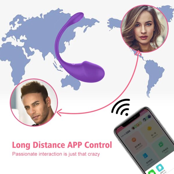 Wireless Bluetooth APP Vibrator Female Remote Control Egg Clitoris Stimulator G Spot Massager Sex Toys for Women Adults Panties