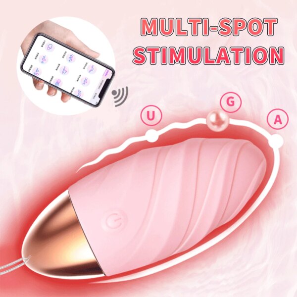 Bluetooths Dildo Vibrator for Women Wireless APP Remote Control Vibrator Vibrating Egg wifi Panties Toy for Sex Toys Couple