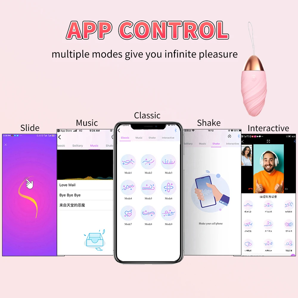 Bluetooths Dildo Vibrator for Women Wireless APP Remote Control Vibrator Vibrating Egg wifi Panties Toy for Sex Toys Couple Bluetooths Dildo Vibrator for Women Wireless APP Remote Control Vibrator Vibrating Egg wifi Panties Toy for Sex Toys Couple
