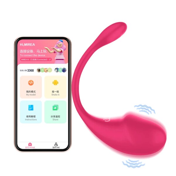 Wireless Bluetooth Vibrator for Women G Spot Dildo APP Remote Control Wear Vibrating Egg Clit Female Panties Sex Toys for Adults