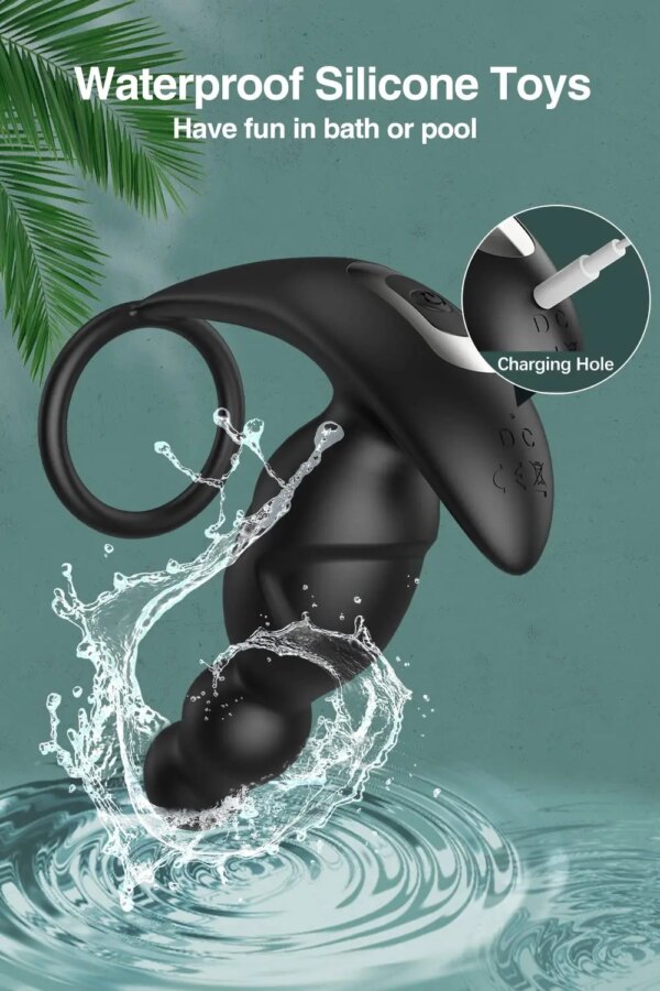 360° Rotation APP Remote Control Anal Vibrator Butt Plug Men Prostate Massager Vibrating Anal Beads Male Sex Toy for Couples Gay