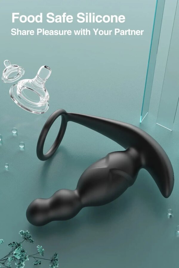 360° Rotation APP Remote Control Anal Vibrator Butt Plug Men Prostate Massager Vibrating Anal Beads Male Sex Toy for Couples Gay