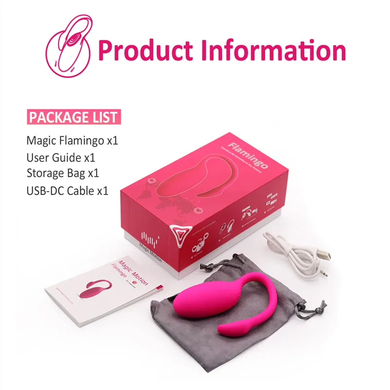 Smart APP Bluetooth Vibrator Kegel Master Ball Remote Control Flamingo Clitoris G-spot Stimulator Vagina Massager