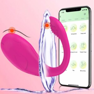 APP Remote Control Vibrator Wireless Bluetooth G Spot Dildo for Women Wear Vibrating Egg Clit Female Panties Sex Toys for Adults