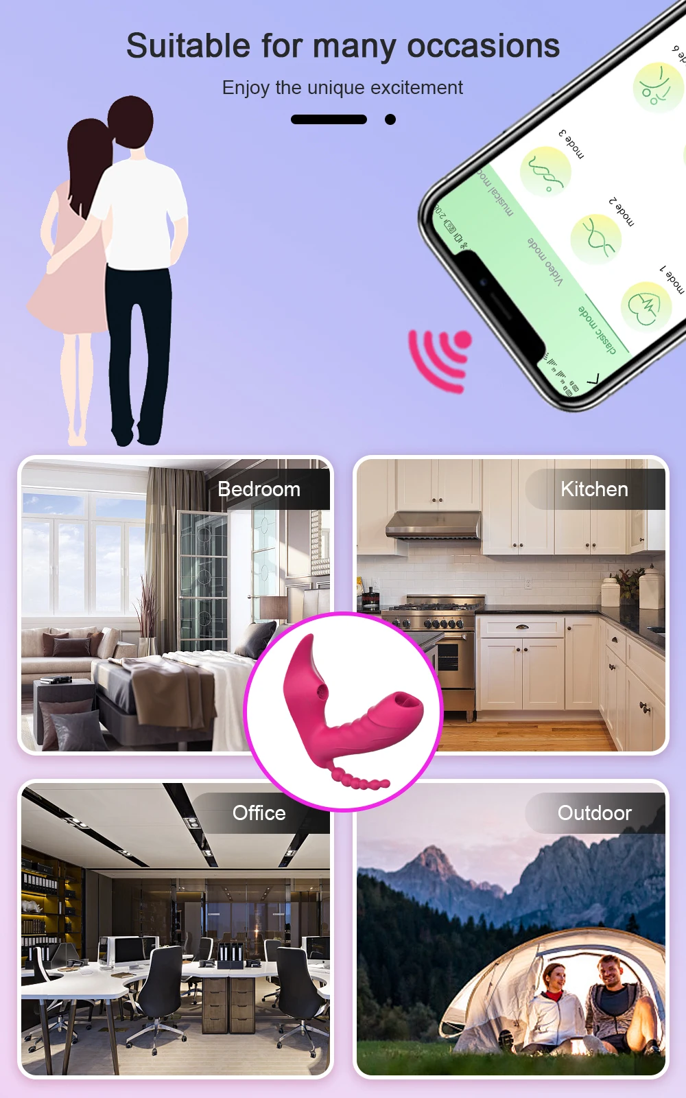 Bluetooth APP 3 in 1 Dildo Vibrator for Women Wireless Remote Control Sucker Clitoris Stimulator Sex Toys Female Couple Adult
