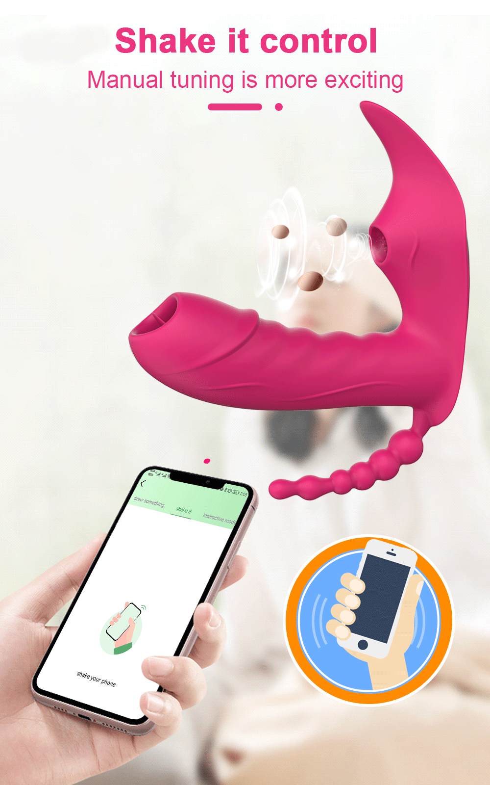 Bluetooth APP 3 in 1 Dildo Vibrator for Women Wireless Remote Control Sucker Clitoris Stimulator Sex Toys Female Couple Adult