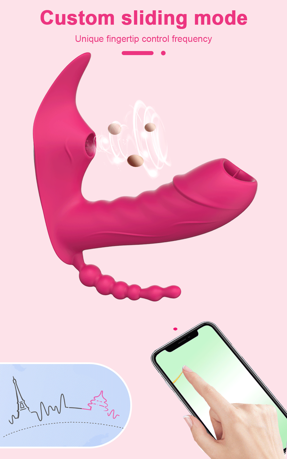 Bluetooth APP 3 in 1 Dildo Vibrator for Women Wireless Remote Control Sucker Clitoris Stimulator Sex Toys Female Couple Adult