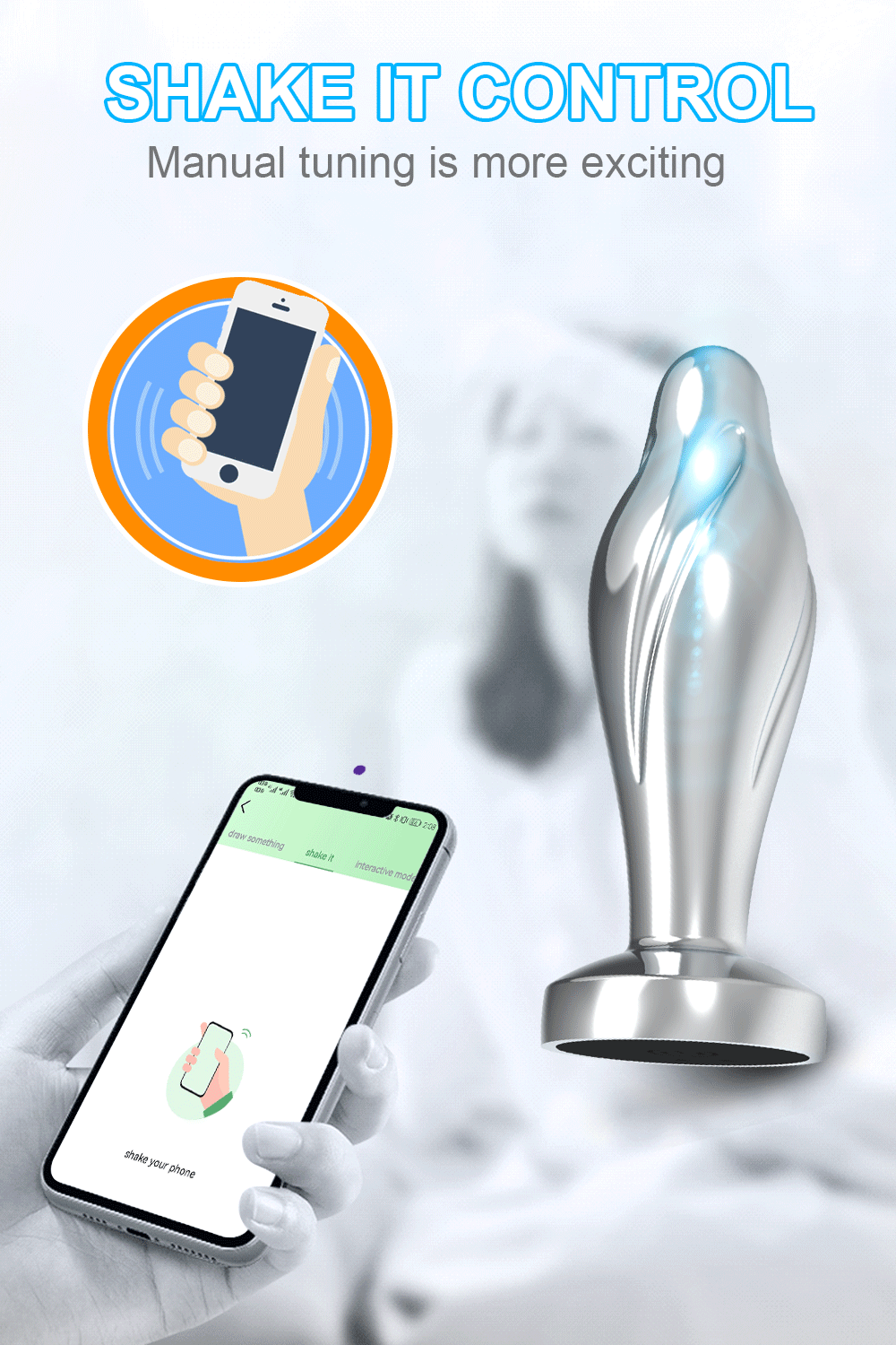 Bluetooth APP Anal Plug Vibrator Female Remote Control Clitoris Stimulator Metal Butt Plug Adult Supplies Sex Toys for Women Men