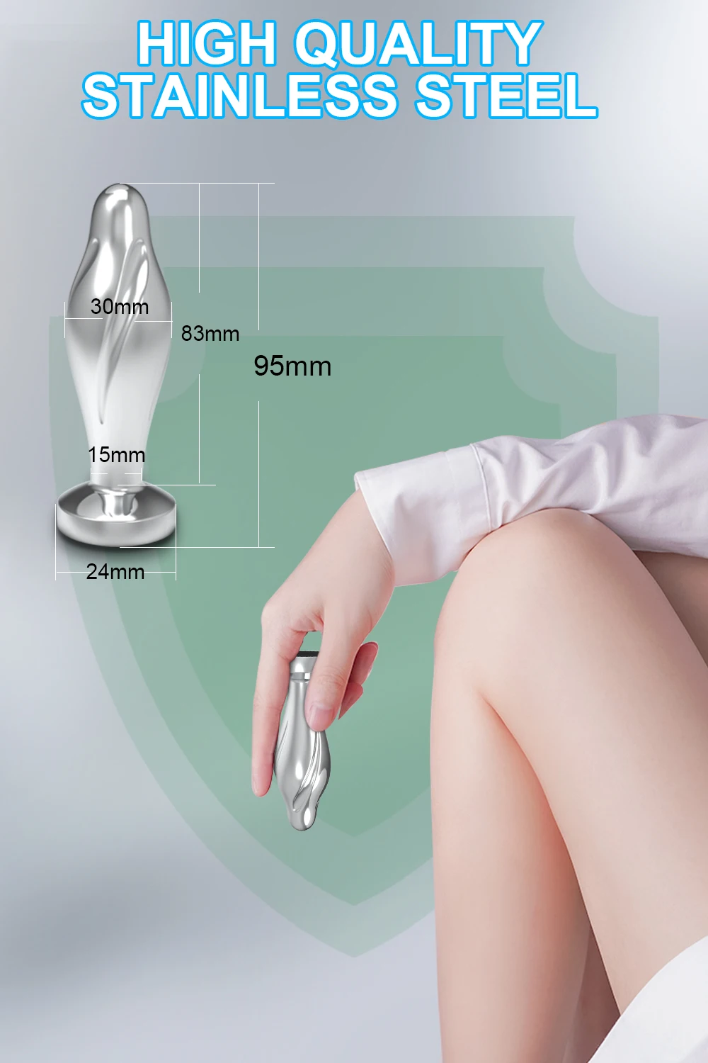 Bluetooth APP Anal Plug Vibrator Female Remote Control Clitoris Stimulator Metal Butt Plug Adult Supplies Sex Toys for Women Men